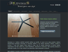 Tablet Screenshot of kovinus.com